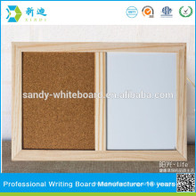hot sale combination cork board and white board